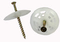 Insulation Board Washer with 2-1/2' Zinc Wood Fastener, 1000 Pieces per Box