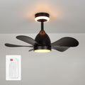 Globe Electric 37000106 30' Ceiling Fan with LED Light, Nightlight, Remote Control, WhisperQuiet DC Motor, 6 Speeds, Matte Black