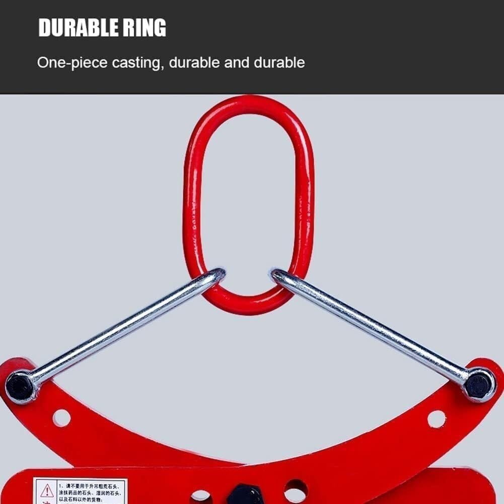 Granite Slab Lifting Clamp Heavy Duty Stone Scissor Lifter Clamp for Marble Concrete Blocks Slate Sheets(6 inch)