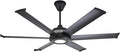 Big Ass Fans Mammoth 60' Outdoor Ceiling Fan with LED Light – Black Finish – Wi-Fi Smart Fan with Remote & Voice Control – Wet Rated Patio Ceiling Fan with Light – Quiet Operation – 3 Yr Warranty