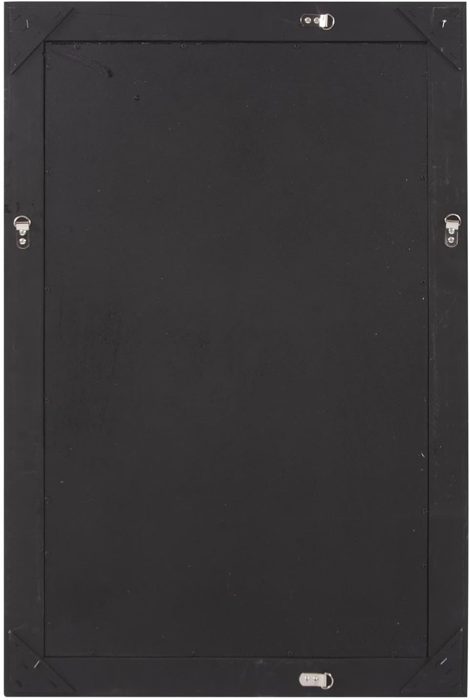 Howard Elliott Collection George Rectangular Oil Rubbed Bronze Wall Mirror, Rectangle Hanging Wood Framed Vanity Mirrors for Home Decor, Living Room, Bathroom, Bedroom, or Hallway, 24 x 36 Inch