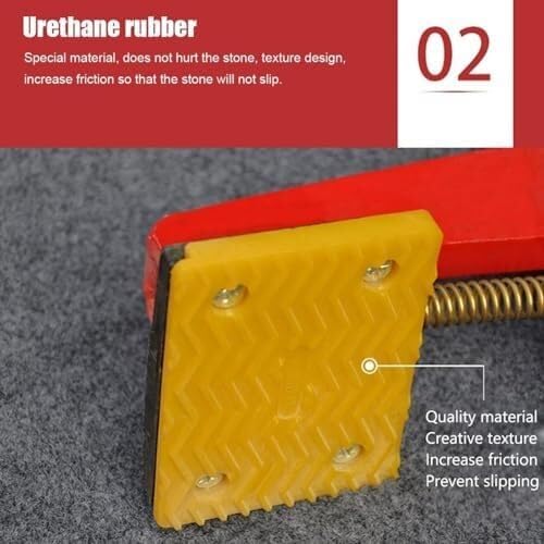 clamps Granite Slab Lifting Clamps Marble Heavy Duty Stone Carrying Clamp for Lift Handling Transporting vertical(28in)