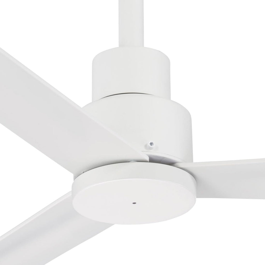 Minka-Aire F787-WHF Protruding Mount, 3 Flat White Bladed, Smart Ceiling Fan, White - Ivory