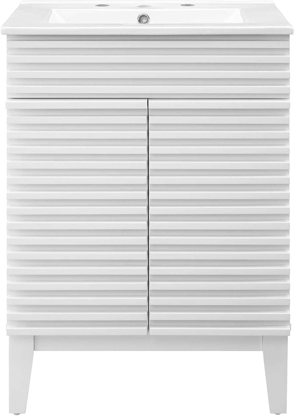Sink Vanity Cabinet, Wood, White, Modern Contemporary, Hotel Bedroom Bathroom Master Suite Guest