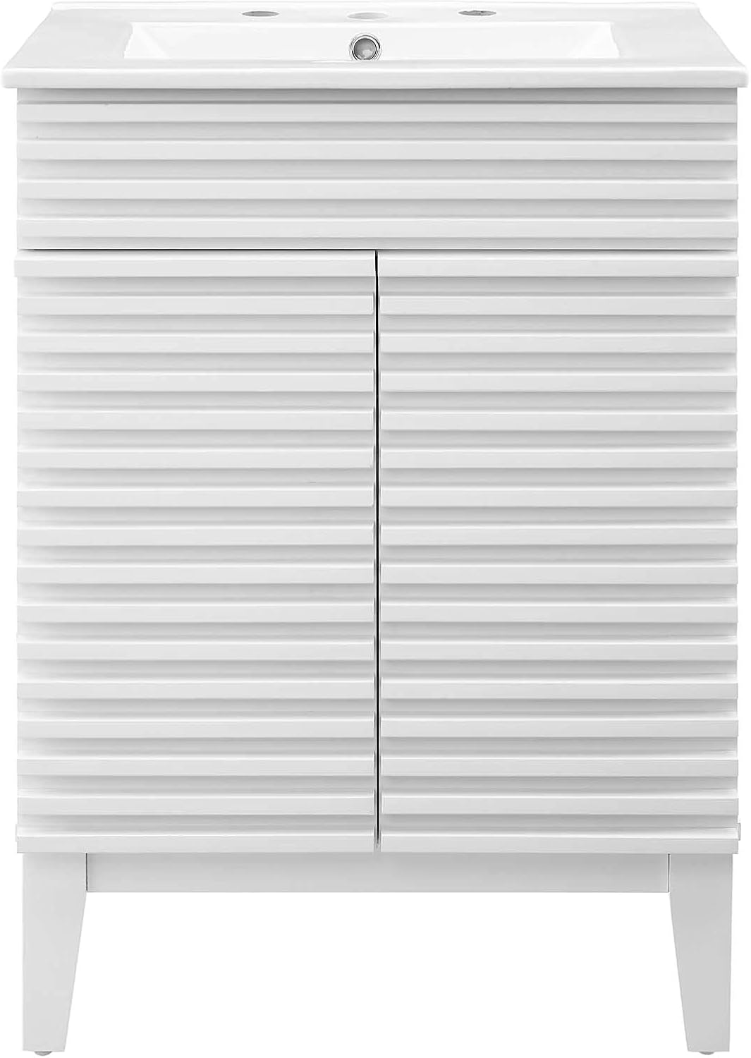 Sink Vanity Cabinet, Wood, White, Modern Contemporary, Hotel Bedroom Bathroom Master Suite Guest