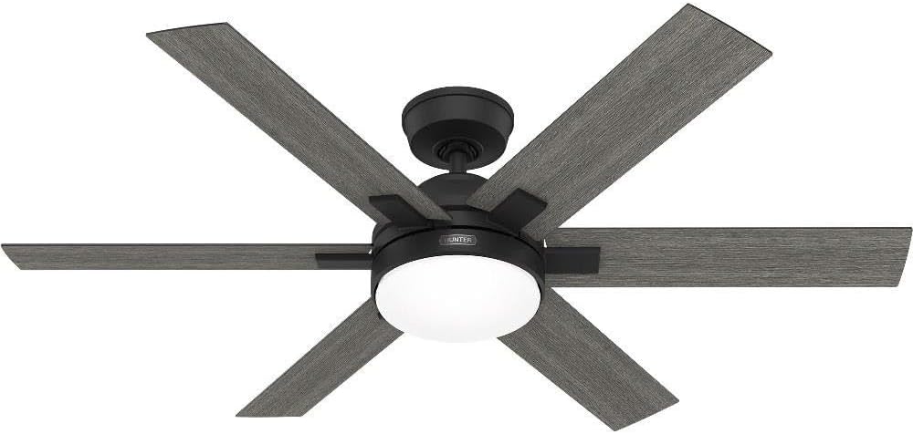 52' Black Ceiling Fan by Hunter
