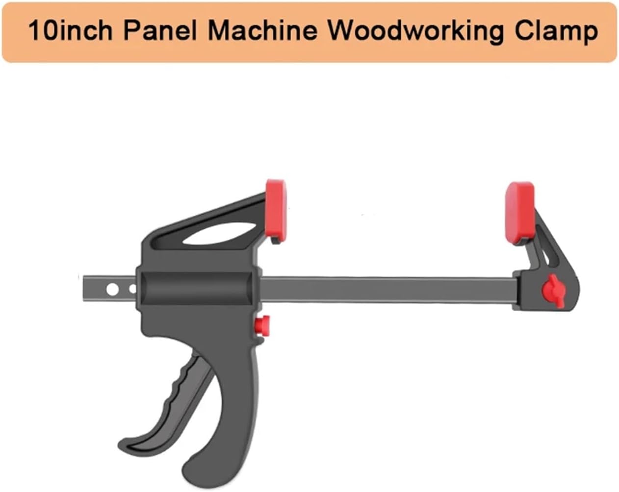 1pcs Woodworking Clamp G-type Heavy Duty Thickened Adjustable Tool Black Quickly Trigger ﻿(Black 10inch)