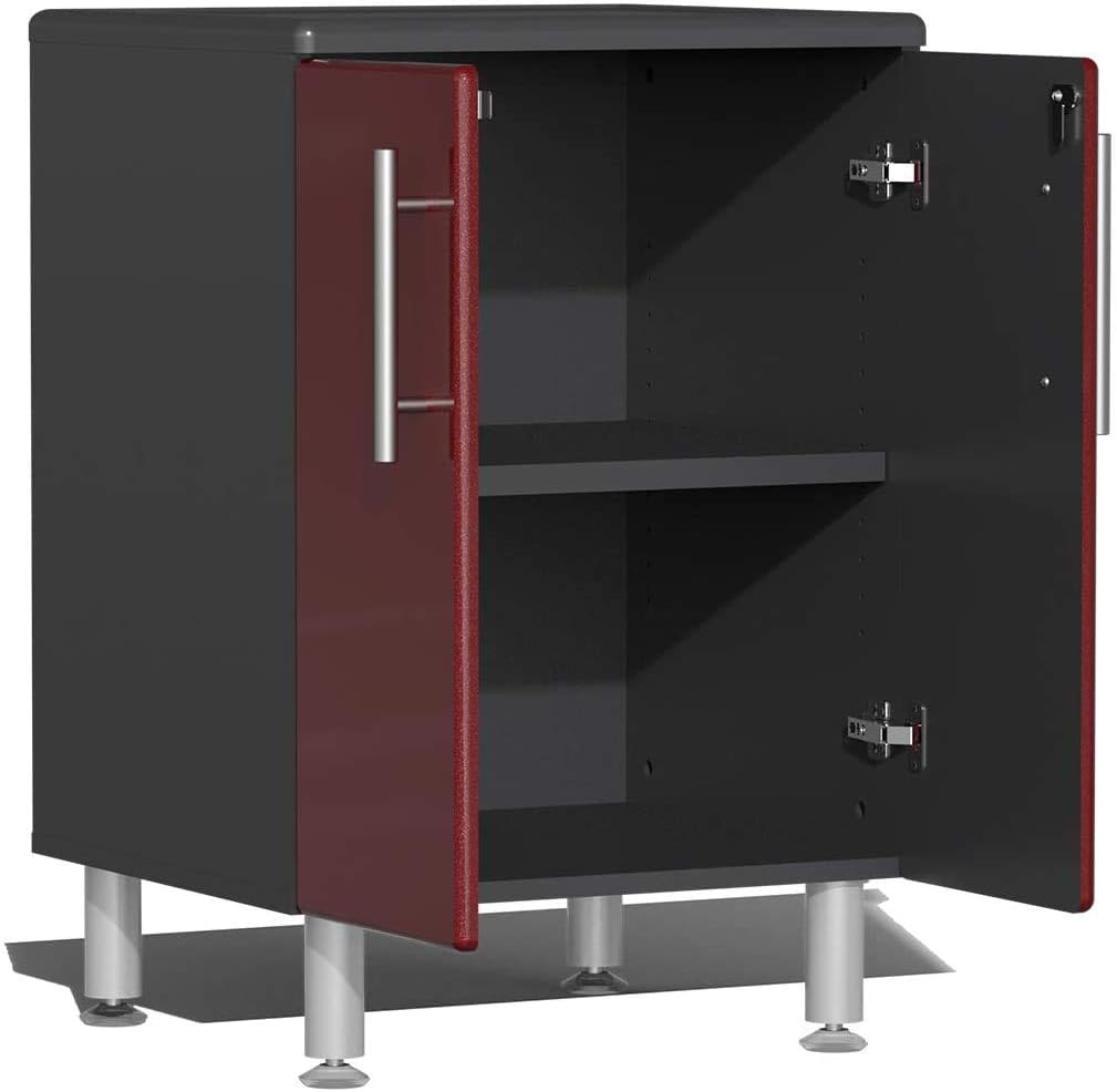 Ulti-Mate UG23060R 6-Piece Garage Cabinet Kit in Metallic,Red,Grey