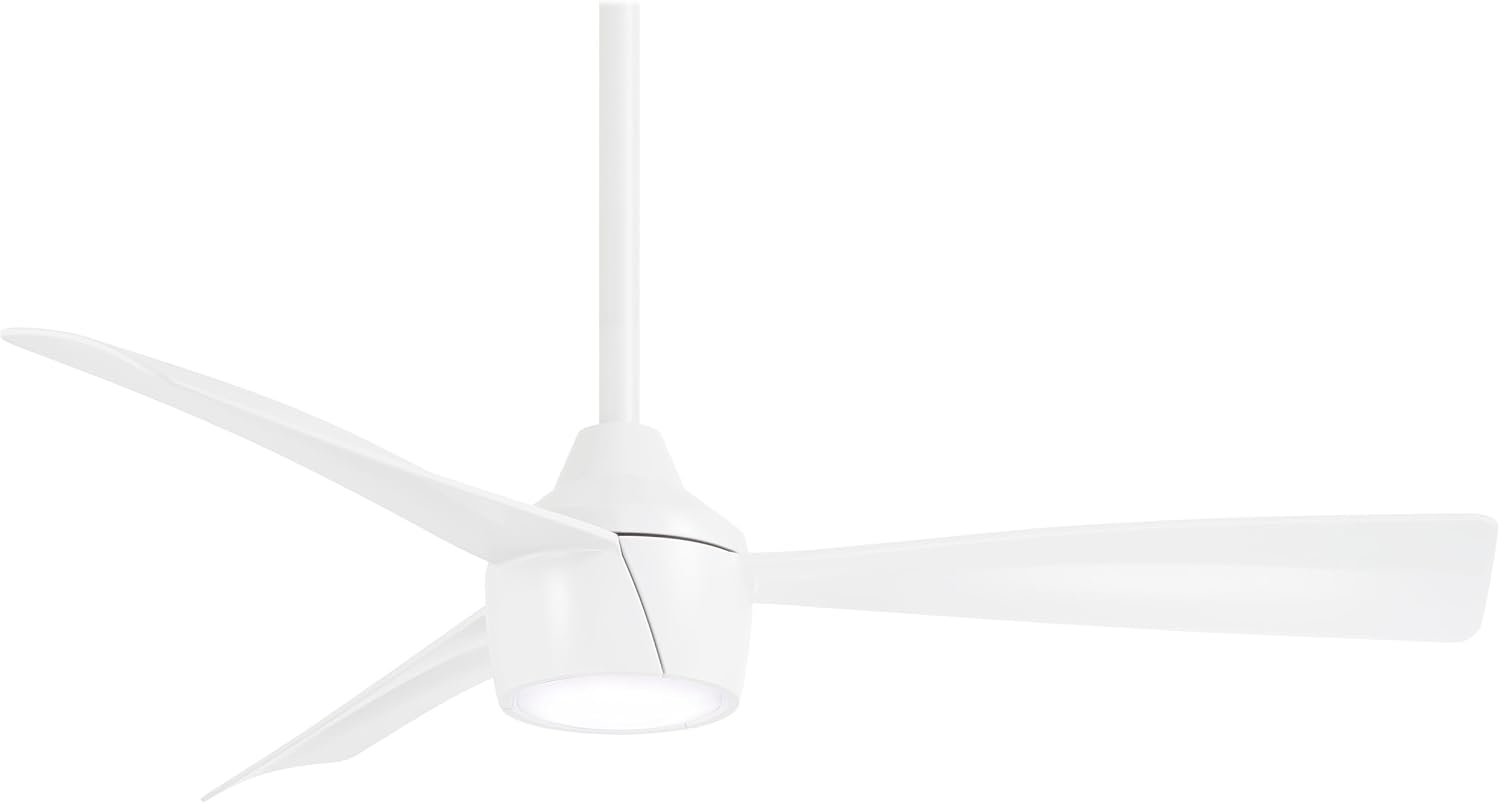 MINKA-AIRE Skinnie 44' Outdoor LED Ceiling Fan F625L-WHF - Flat White
