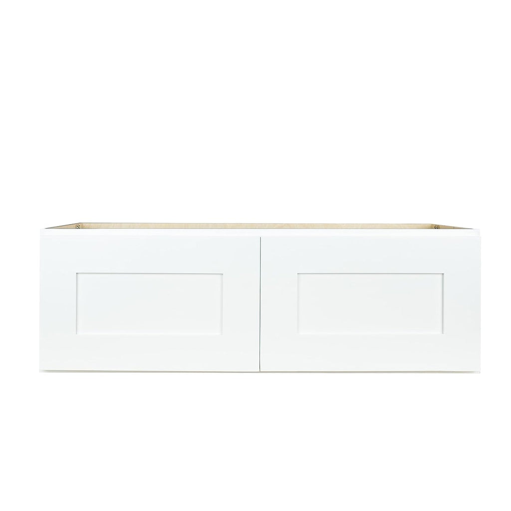 Hollywood Fabiani Design Wall Kitchen Cabinet 36 in. W x 12 in. D x 12 in. H in Shaker White Ready to Assemble