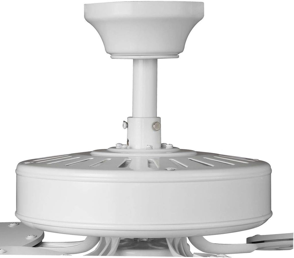 Progress Lighting AirPro Collection 52' Five-Blade Ceiling Fan with White Etched Light Kit
