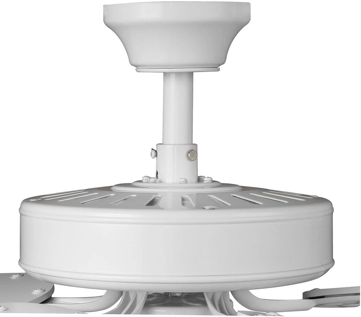 Progress Lighting AirPro Collection 52' Five-Blade Ceiling Fan with White Etched Light Kit