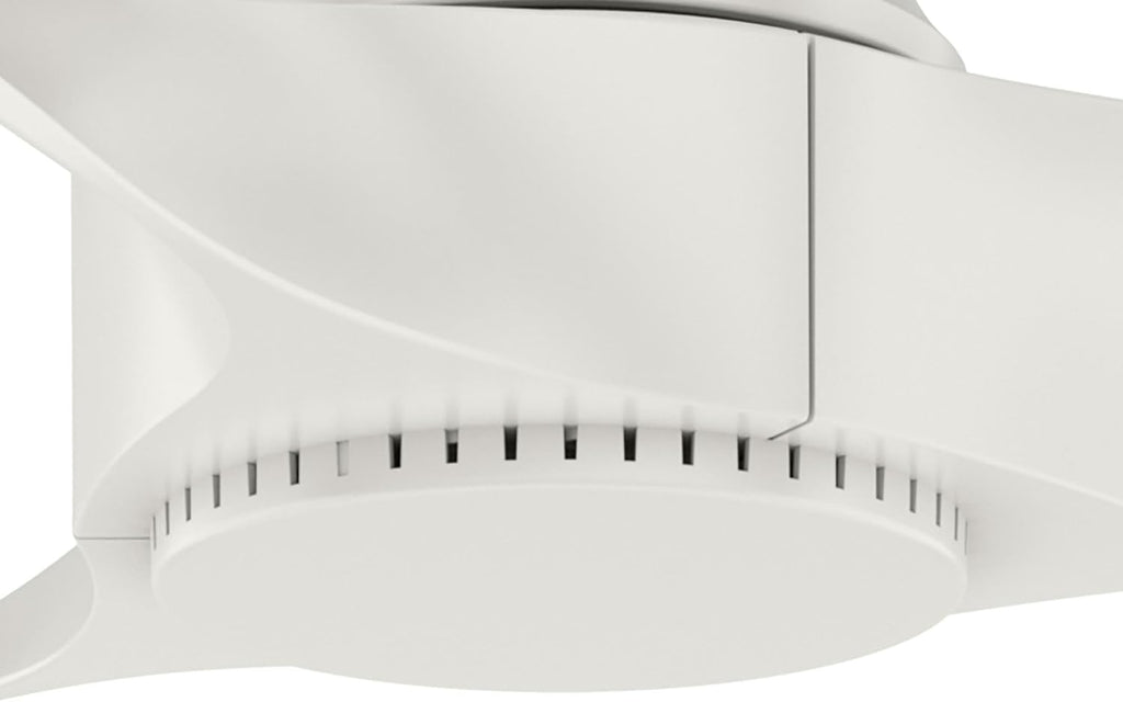 Hunter Fan 60 inch Ceiling Fan with No Light, Outdoor or Indoor White Ceiling Fan for Porch, Living Room, Office, Kitchen, Garage, 3 Blades (Renewed)