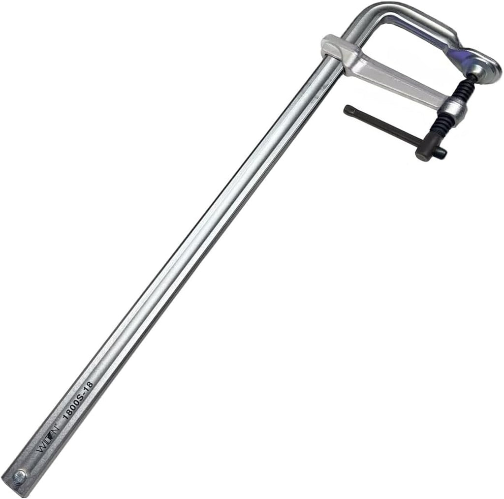 Wilton Regular-Duty F-Clamp, 18' Opening, 4-3/4' Throat, 1800 Lbs. Clamping Force (Model 1800S-18)