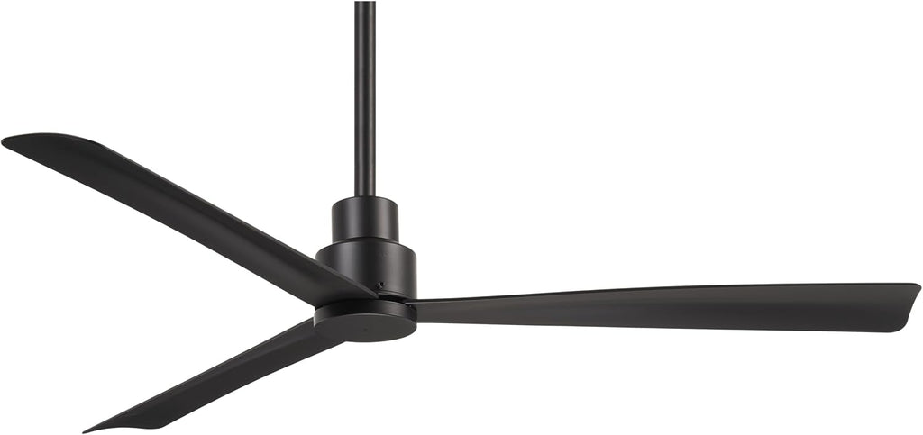 Minka-Aire F787-CL Simple 52 Inch Outdoor 3 Blade Ceiling Fan with DC Motor in Coal Finish