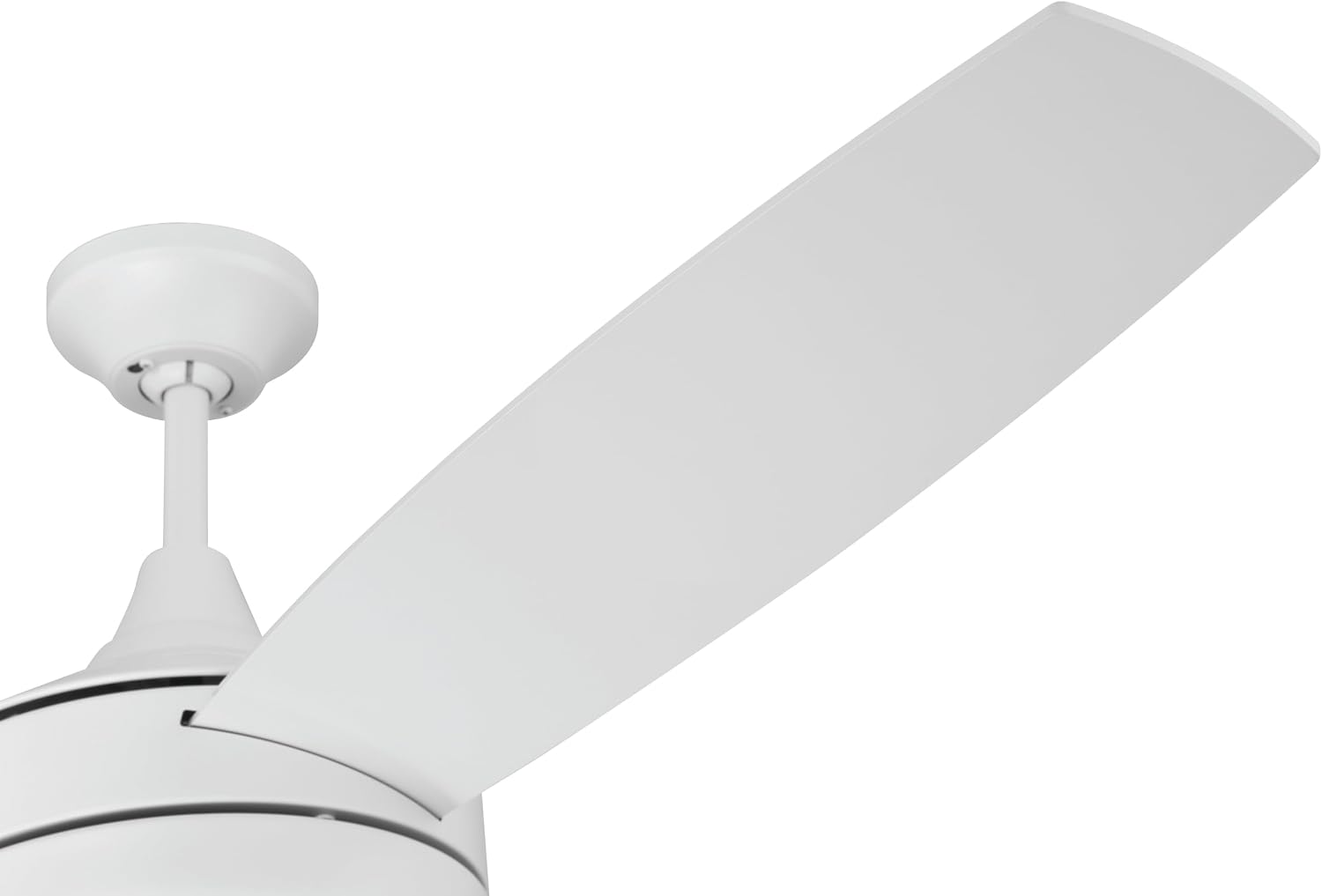 Craftmade 52' Phaze II White Finish Indoor 3-Blade Ceiling Fan & LED Light Kit with 4-Speed Wall Control Included