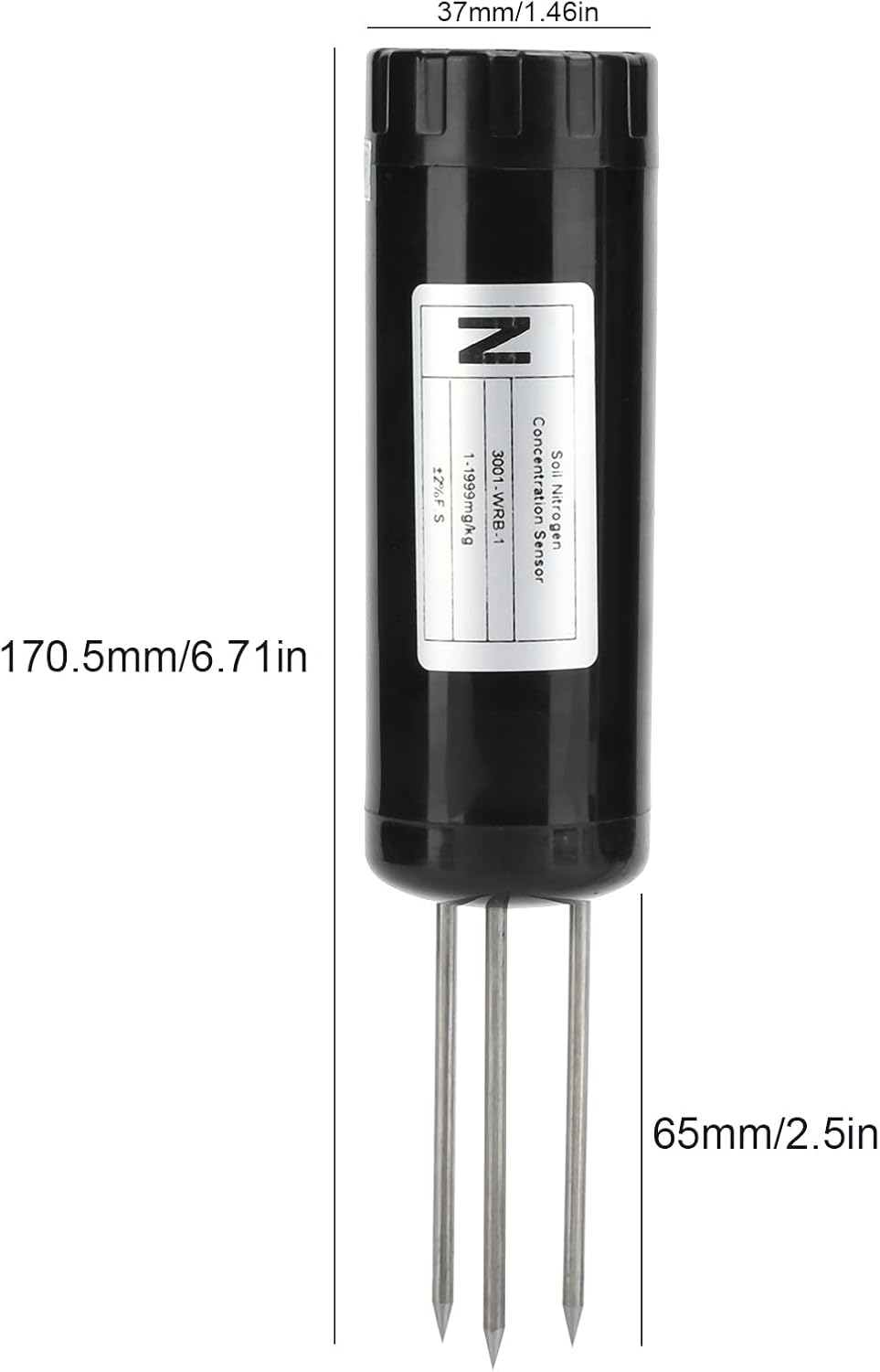 Ymiko Npk Soil Tester Digital, Soil Tester Nutrient Intelligent Fertilizer Detector Meter Soil Meter Soil Npk Sensor Gardening Tool for Garden Lawn Farm Indoor Outdoor Use