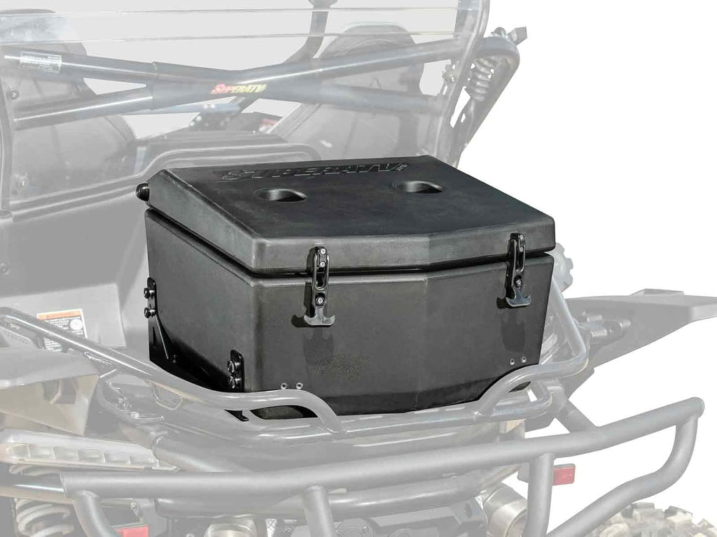 SuperATV Water Resistant Rear Insulated Cooler/Cargo Box for 2020-2022 CFMOTO ZForce 950 | Sealed Lid Keeps Ice in and Mud Out | Built-in Threaded Drain Plug | Heavy-Duty Latches