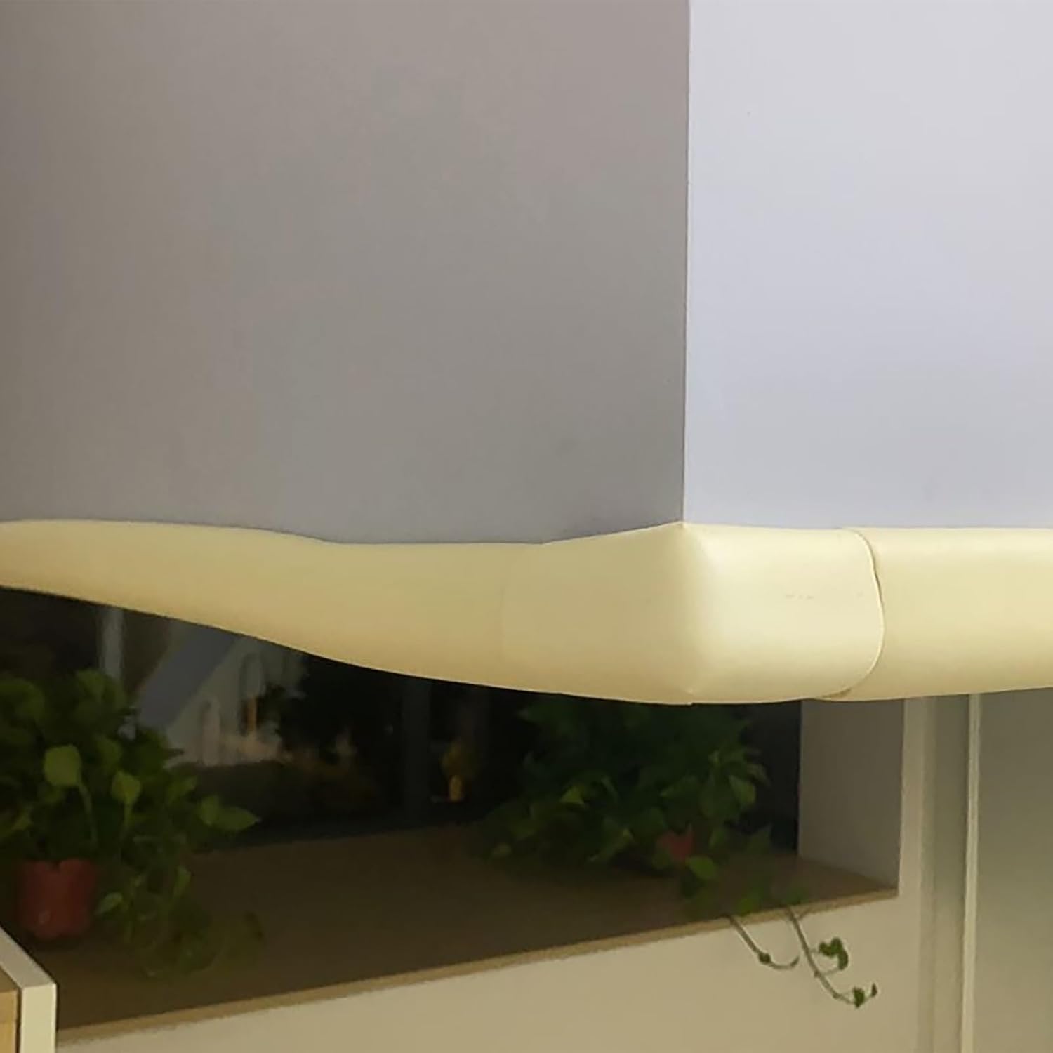 Furniture Corner Edge Safety Bumpers,Furniture Edge & Corner Guards,Guard Anti-Collision Bar Protector,Protectors Table Edge Safe Corner,W Shape,for Glass Table,Furniture,Fireplace(White,20M)