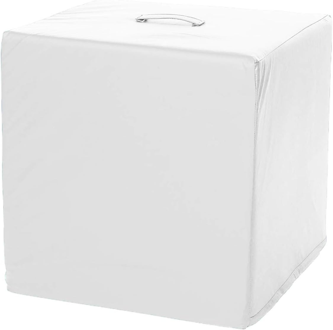 foamnasium Large Block, Indoor Foam Playset, Soft Toddler and Active Kids Play Foam Block for Crawling, Climbing, and Jumping, Made in The US, White