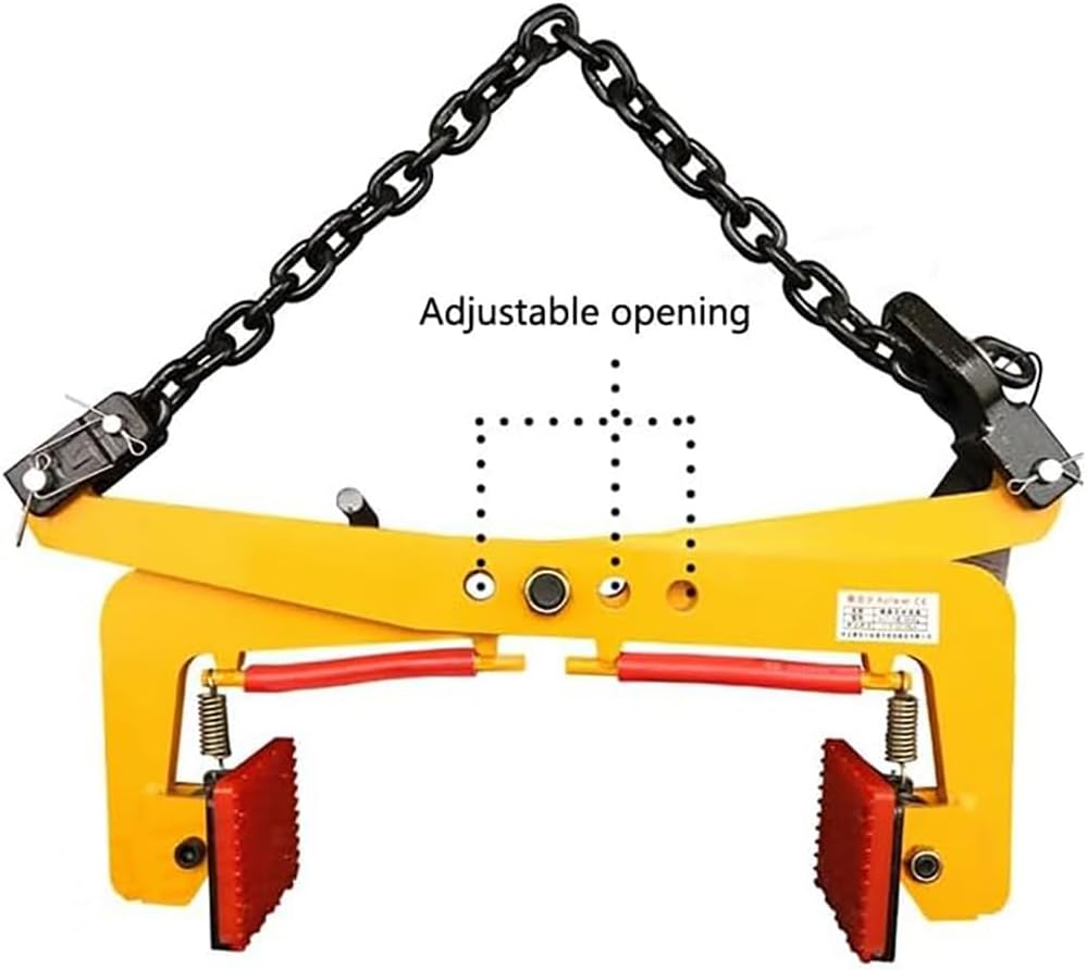Heavy-Duty Stone Lifting Clamp, Marble Handling Clamp, Opening Size 12-42 Inches, Granite Stone Lifter, Also Suitable for Concrete and Curb,17 inches,36 Inches