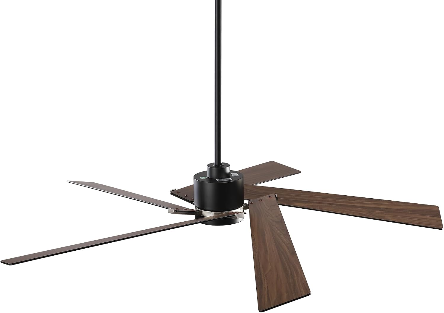 60 Inch Ceiling Fans with Lights and Remote, Modern Black Ceiling Fan with Reversible DC Motor, Dimmable LED, Memory Function & Timer, Quiet Outdoor Ceiling Fans for Patios Living Room Bedroom
