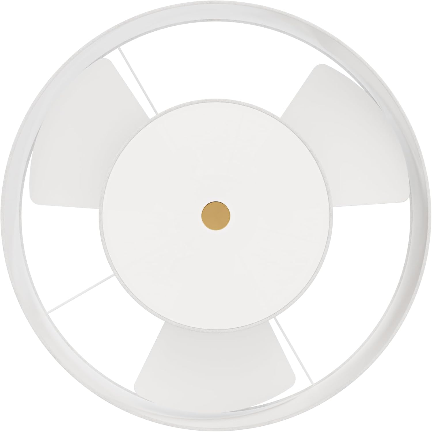 Hunter Fan 30 inch Ceiling Fan with Light and Remote Control, Luxe Gold and Fresh White Indoor Fandelier, Small Room Fandelier for Bedroom, Living Room, Kitchen & Home Office (Renewed)