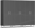 Ulti-MATE UG22630G 3-Piece Tall Garage Cabinet Kit in Graphite Grey Metallic