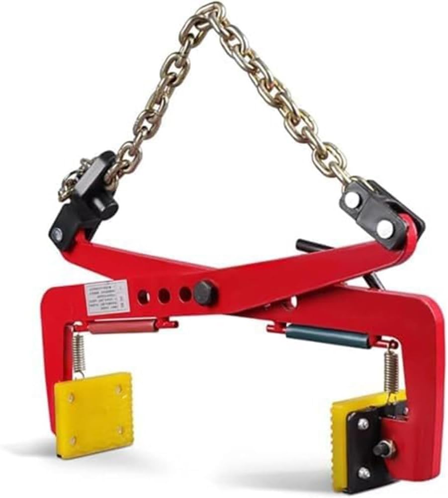 Granite Slab Lifting Clamp Adjustable for Carrying Transport of Marble Concrete Blocks Slate Sheets(50in)