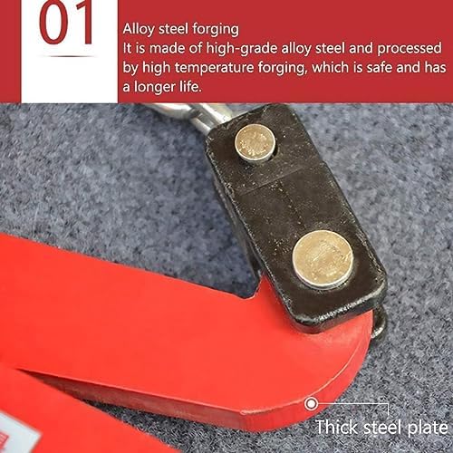 Adjustable Vertical Plate Clamp For Safe Handling Of Heavy-Duty Stone And Metal Plates(12IN)