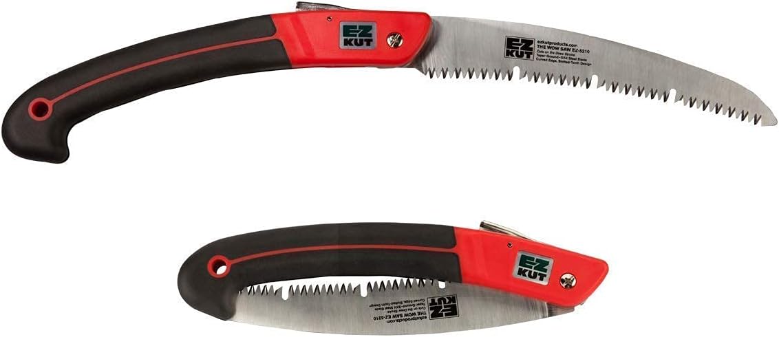 EZ Kut G2 Fully Loaded Sling Pak- Garden Tool Organizer Packed with EZ Kut Gardening Tools - Pruning Shears for Gardening- Loppers & Pruners Heavy Duty - WOW Garden Saw - Pruner Sheath