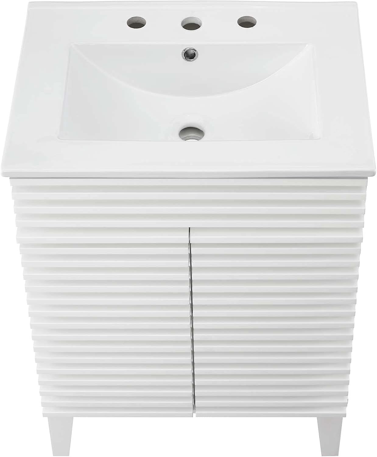 Sink Vanity Cabinet, Wood, White, Modern Contemporary, Hotel Bedroom Bathroom Master Suite Guest