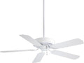MINKA-AIRE F571-WH Sundance 52' 5-Blade Ceiling Fan in White Finish with White All Weather Blades