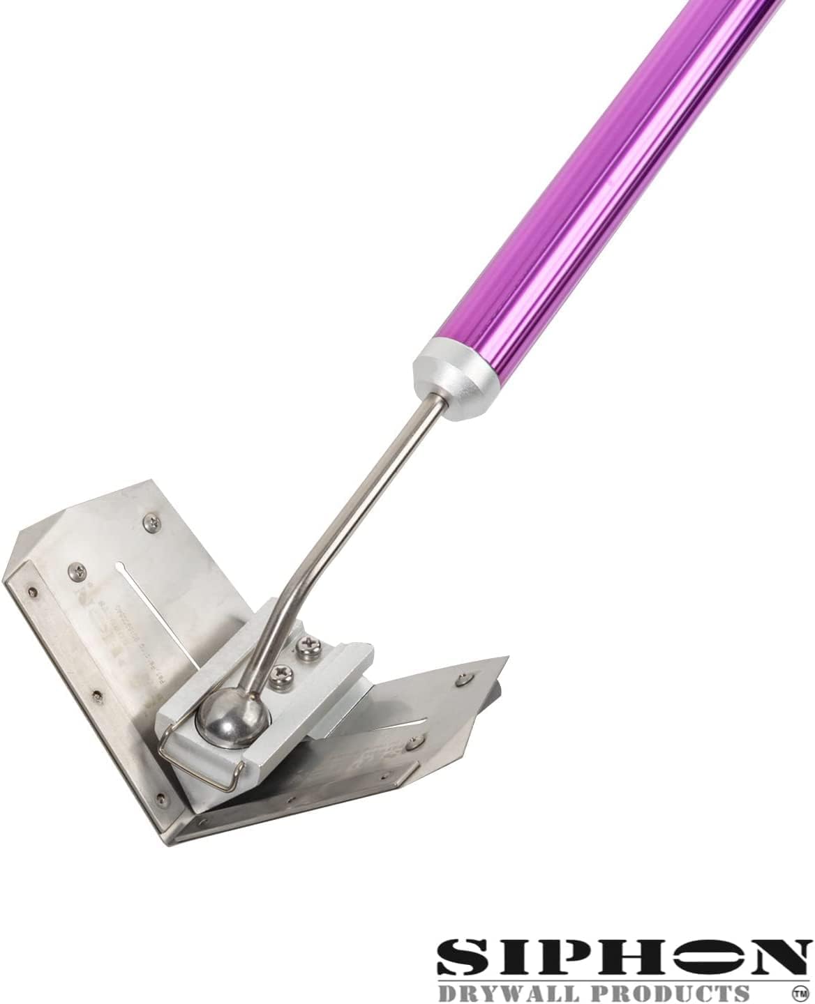 Stainless Steel Corner Finisher Set - SIPHON DRYWALL PRODUCTS ™ | Corner Finisher/glazer/Angle Head | Thick Compounds | Drywall Finishing Tools | Sheetrock Gyprock Plasterboard Wallboard
