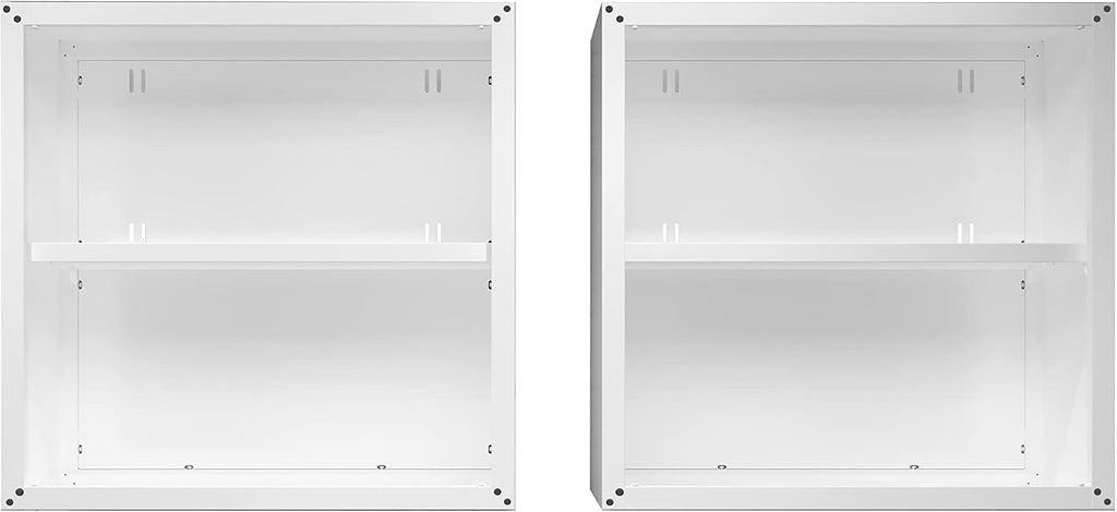 Manhattan Comfort Fortress Storage Units, White