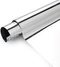 Window Film Privacy One Way Window Reflective Film Sun Blocking, Heat Control and Anti UV Adhesive Mirror Window Tint for Home and Office, 60Inch x 100Feet, Silver
