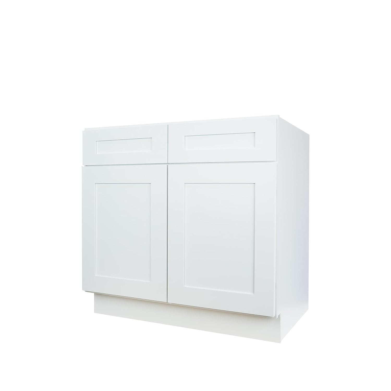 Hollywood Fabiani Design Sink Base Kitchen Cabinet 30 in. W x 24 in. D x 34.5 in. H in Shaker White Ready to Assemble