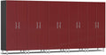 Ulti-MATE UG22650R 5-Piece Tall Garage Cabinet Kit in Ruby Red Metallic