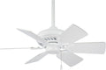 MINKA-AIRE F562-WH Supra 32' 6-Blade Ceiling Fan in White Finish with White Blades