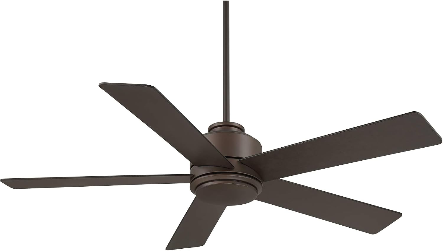 Casa Vieja 52' Grand Palm Modern Indoor Outdoor Ceiling Fan 5 Blade LED Light Remote Control Oil Rubbed Bronze Finish Brown Wood Blades Bedroom Patio Living Room Kitchen Damp Rated Decorative