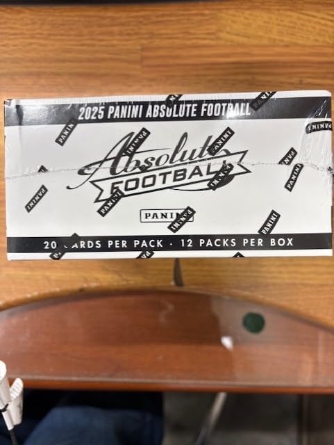 2025 Absolute Football Value/Cello Card Box, 12 Packs, 20 Cards Per Pack