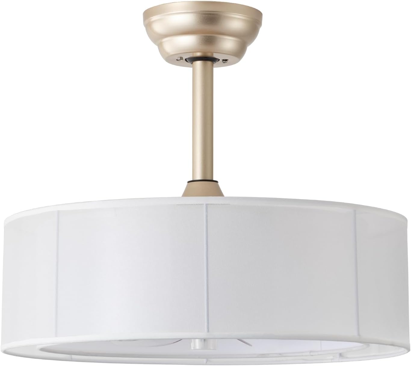 20' Caged Fandelier Ceiling Fans with Lights, Gold Boho Chandelier Ceiling Fan with Light Remote Control with 6 Speeds for Bedroom, Living Room, Nursery