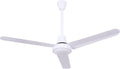 48' White Weatherproof Industrial Ceiling Fan – High-Performance DC Motor – Wall Control – Ideal for Outdoor Patios, Gyms & Warehouses