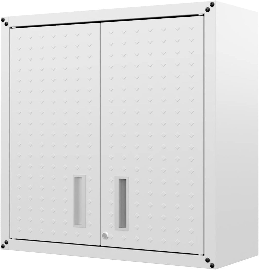 Manhattan Comfort Fortress Storage Units, White