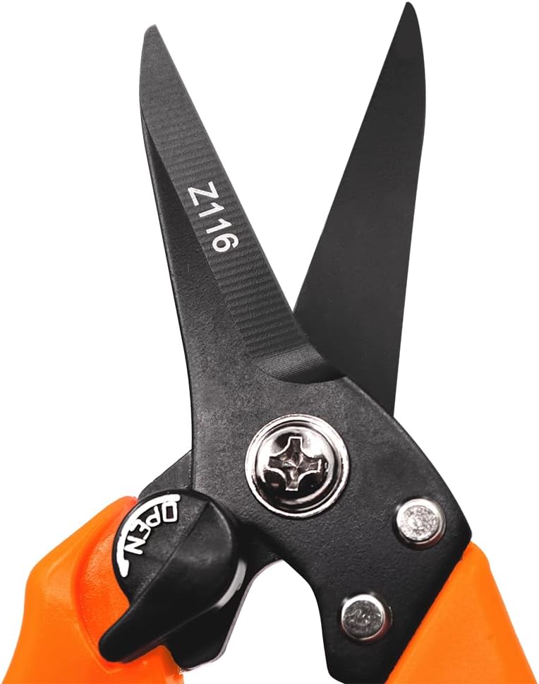 Zenport Z116 Hoof and Floral Trimming Shear with Twin-Blade, 7.5-Inch Box of 10