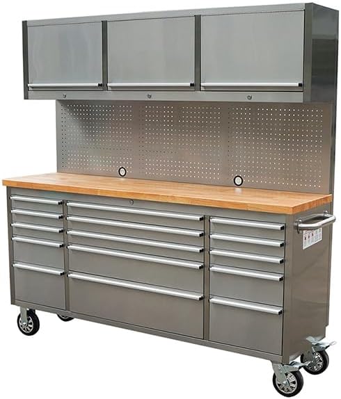 Heavy-Duty Tool Storage Cabinet for Garage and Workshop Organization