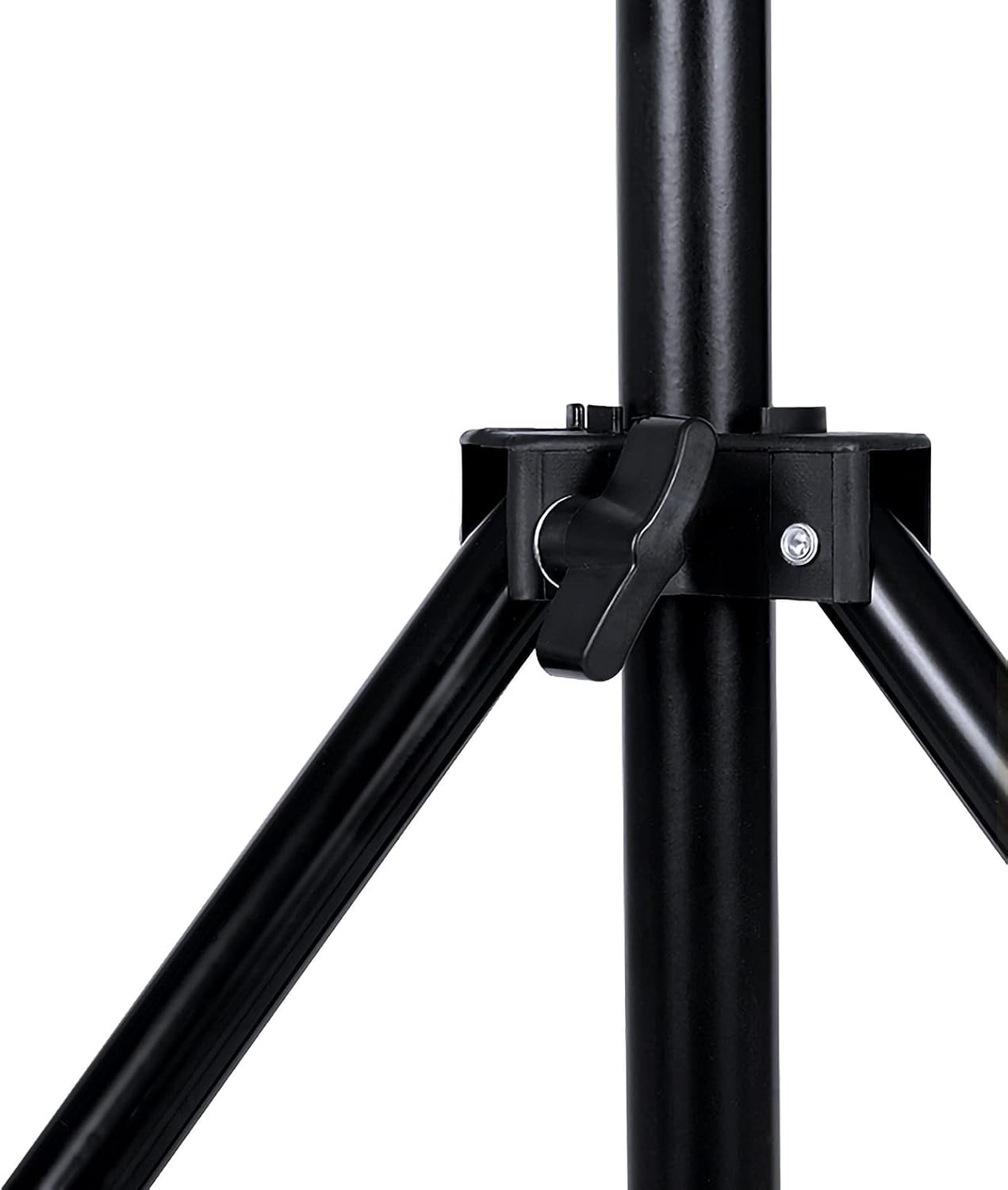 Adjustable Background Support Kit, Photo Background Cloth, Black, with 4 Backdrop Clamps, for Wedding, Party, Photography Studio Background Support (Size : 2x2m)