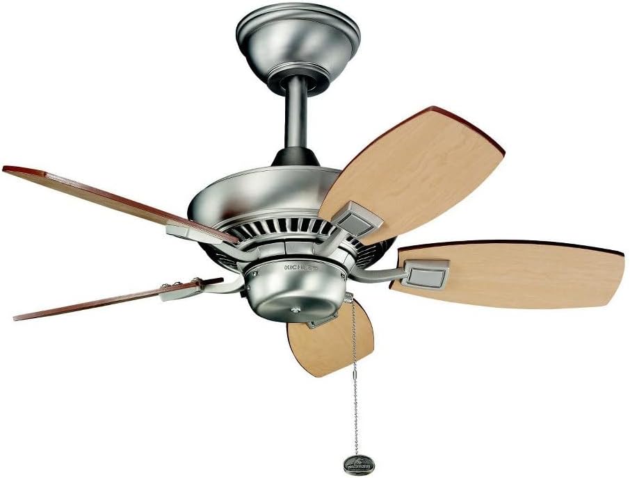 Kichler 300103NI 30-Inch Canfield Fan, Brushed Nickel