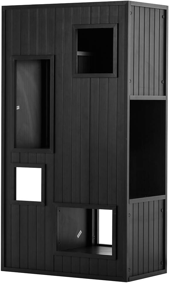 New Age Pet ECOFLEX Kitty Kase Cat Tree Play Tower, Espresso (EHKKS13-02)