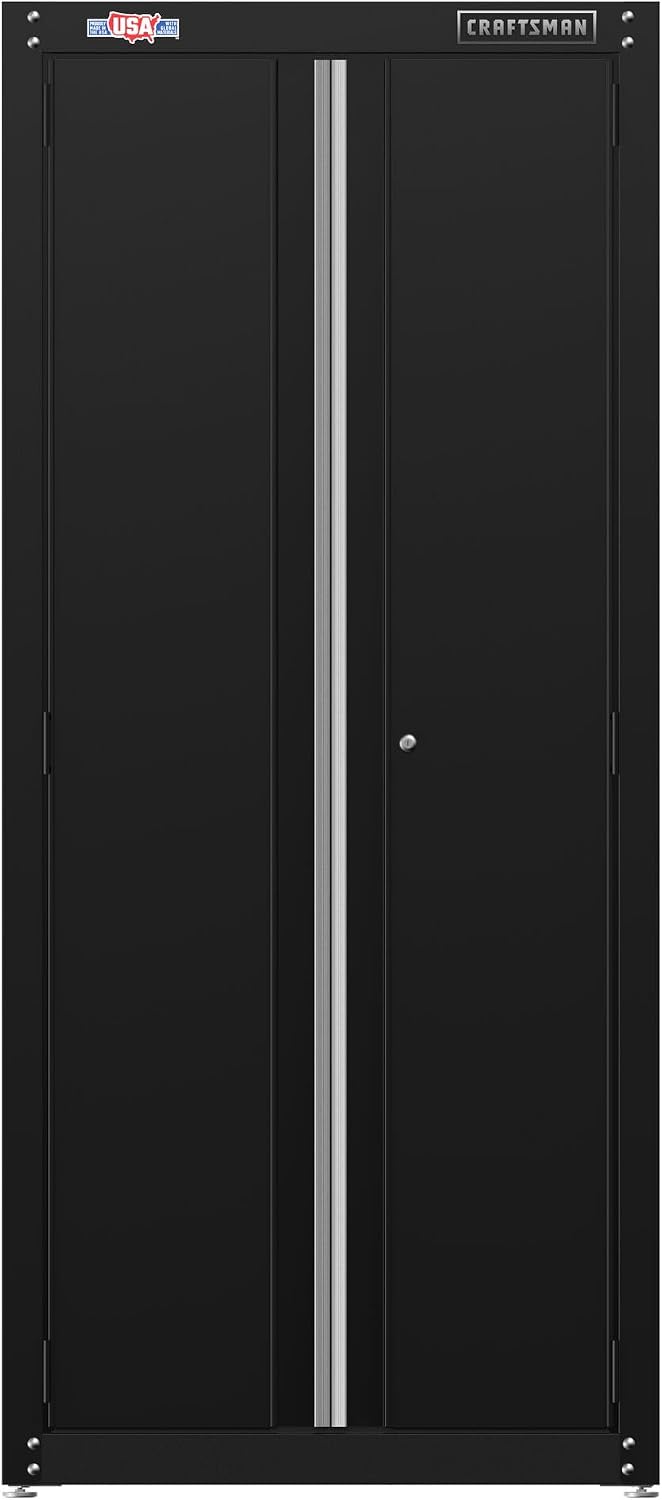 CRAFTSMAN Metal Garage Storage Cabinet, Floor Cabinet, 32 Inch (CMST23201BK)